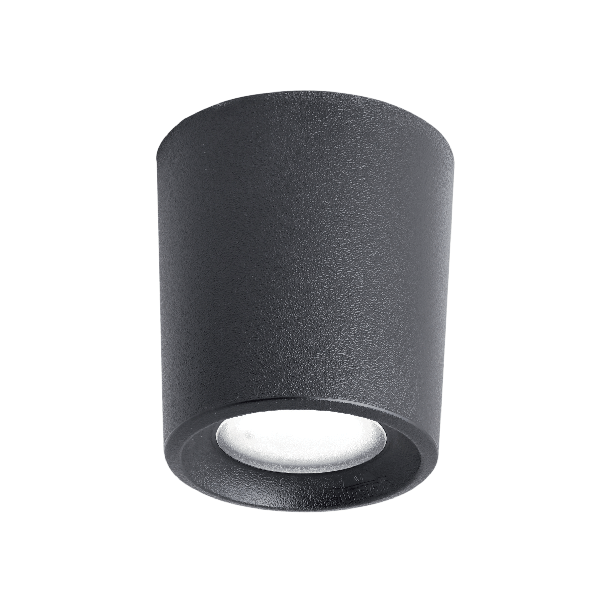 LIVIA 90 BLACK FROSTED GU10 LED 6W CCT SET