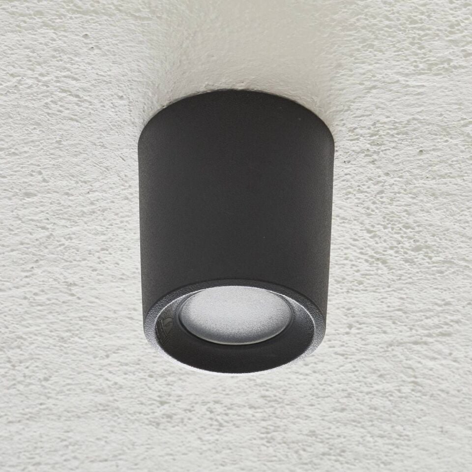 LIVIA 90 BLACK FROSTED GU10 LED 3,5W CCT SET