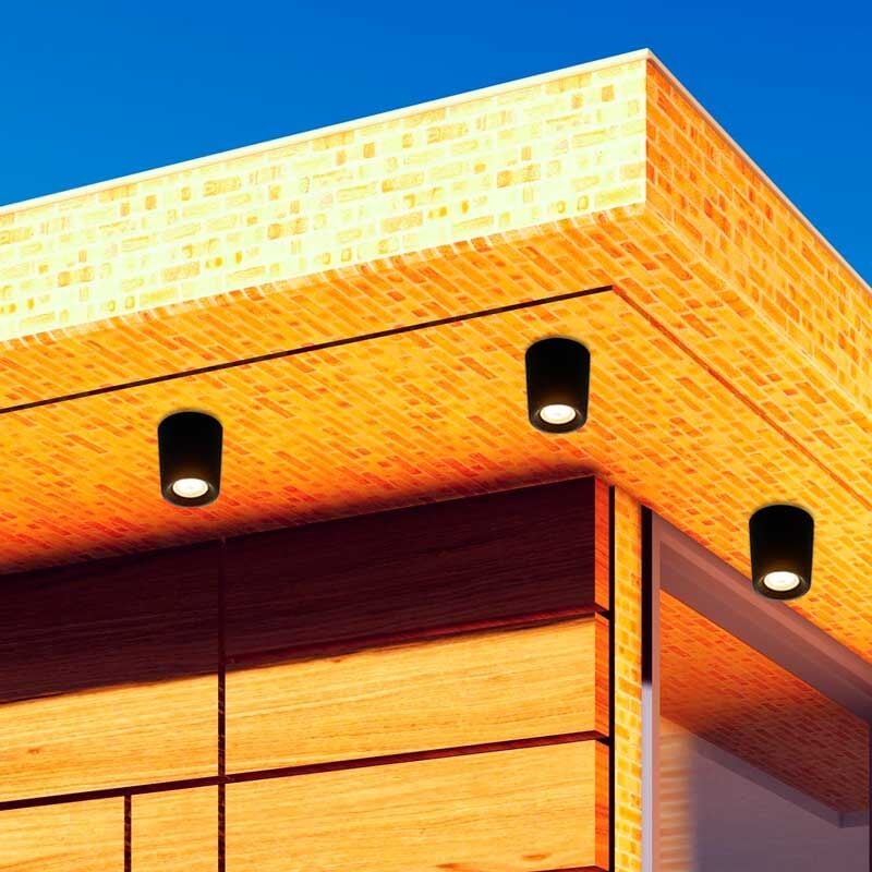 LIVIA 90 BLACK FROSTED GU10 LED 3,5W CCT SET