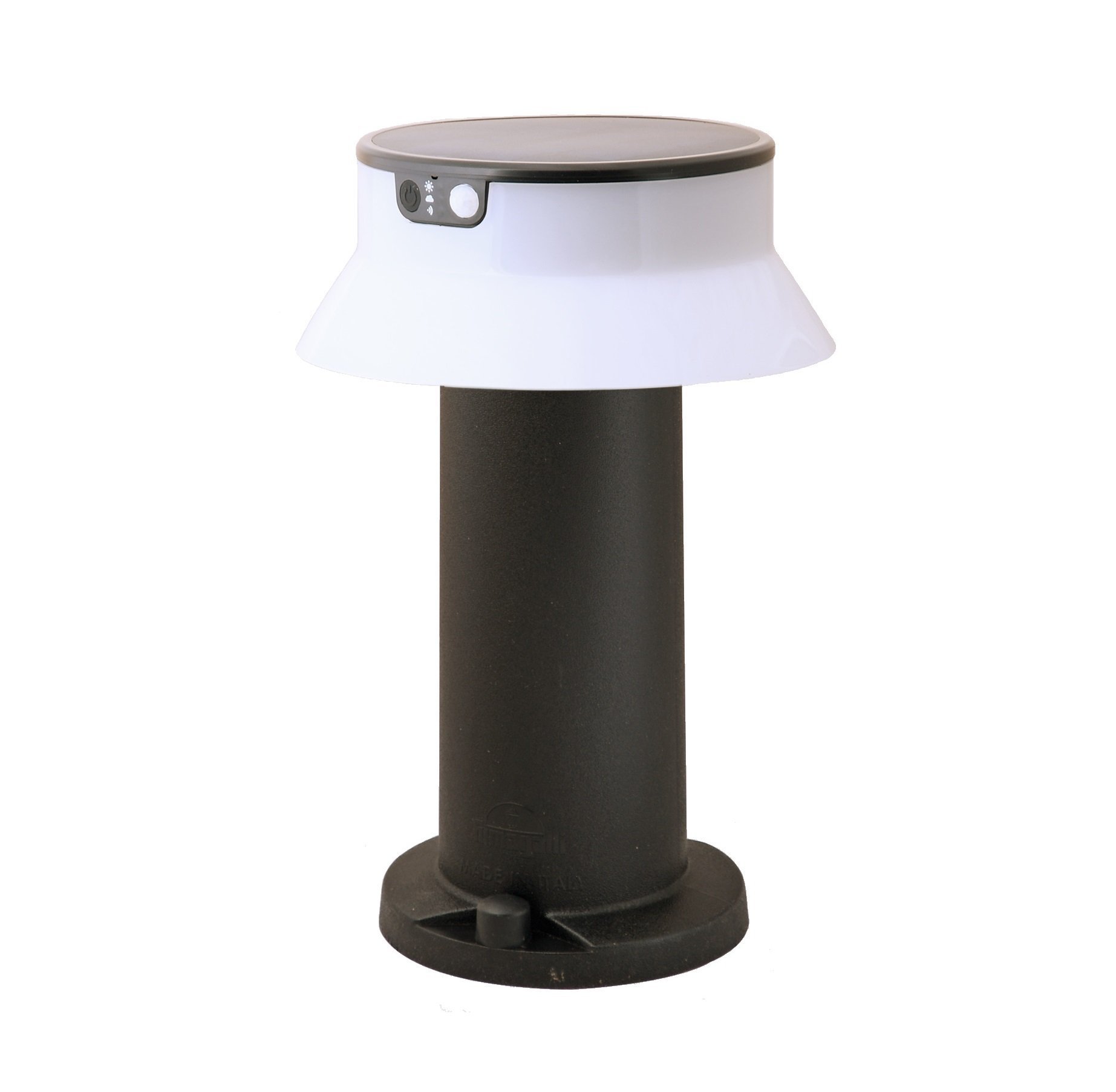 FELICE 400 BLACK SOLAR LED Ø150 PIR CCT SET OPAL R