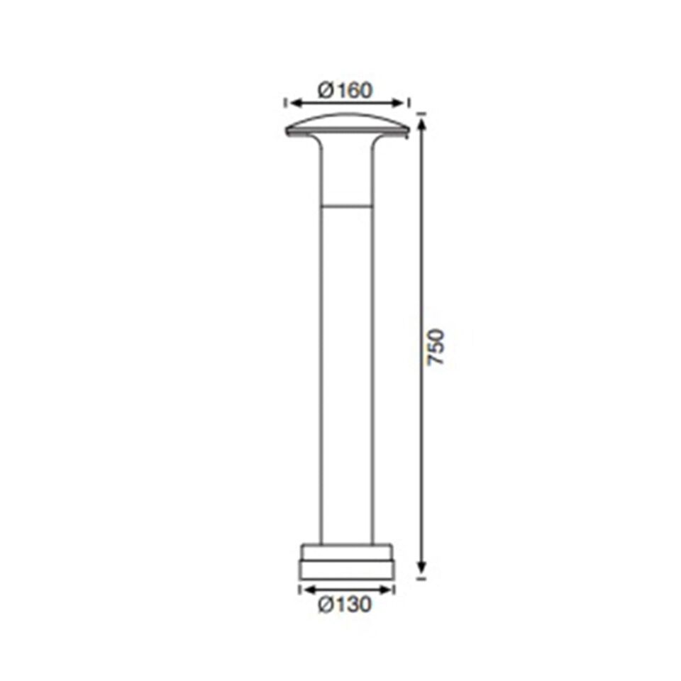 JG949 75CM BAHÇE DİREK JUPİTER