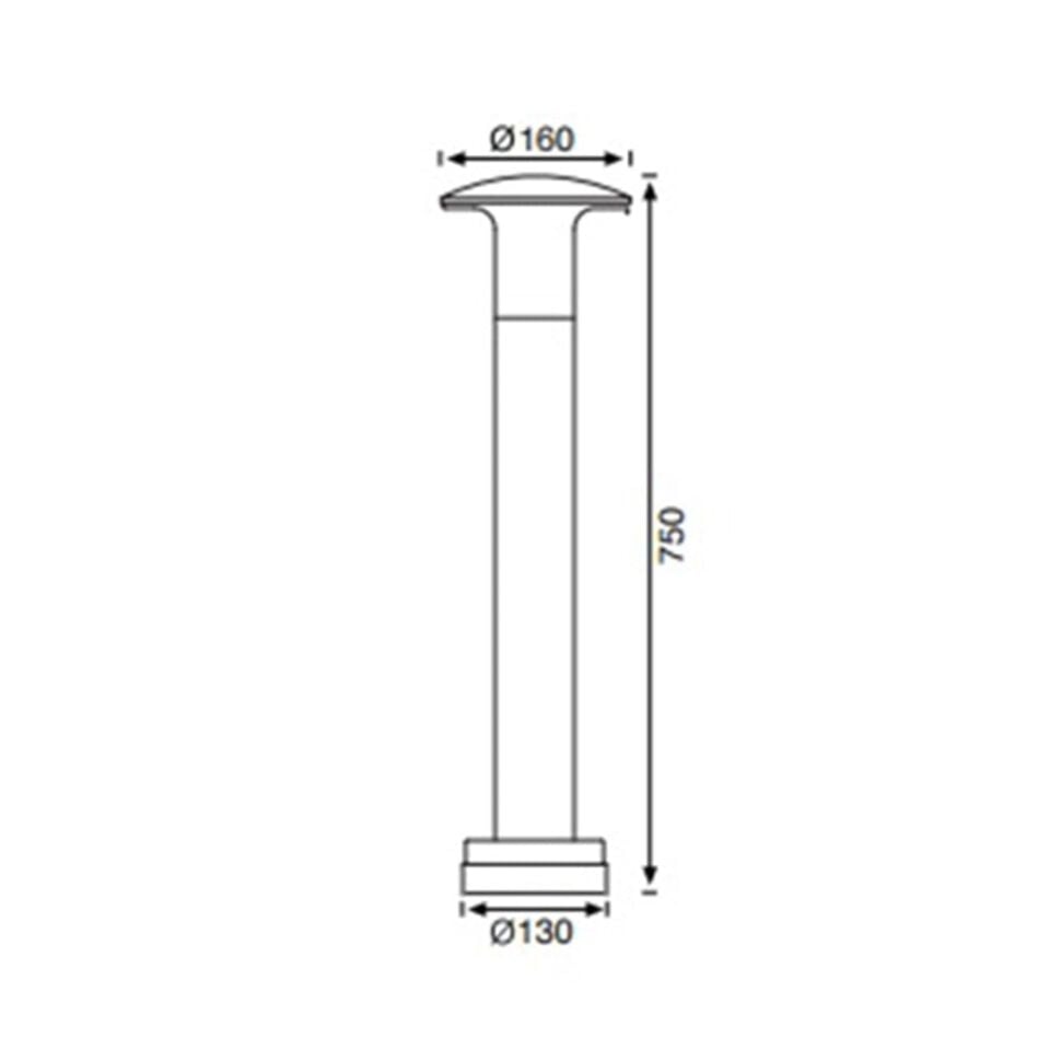JG949 75CM BAHÇE DİREK JUPİTER