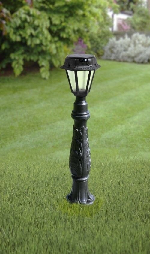 IAFET/ROSETTA BLACK FROSTED SOLAR LED Ø150 PIR CCT