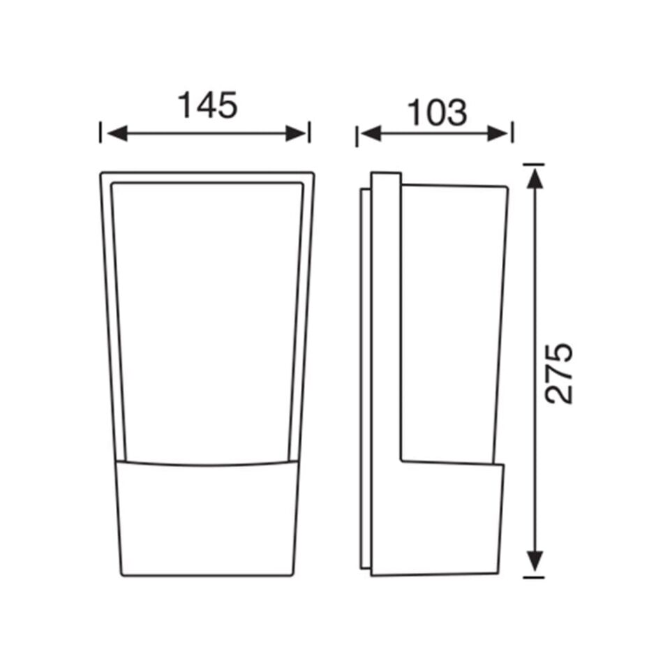 JW929 ANTRASİT BAHÇE APLİK JUPİTER