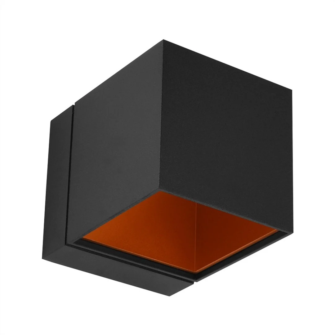 LW468 6W 3000K LED SİYAH-ALTIN APLİK JUPİTER