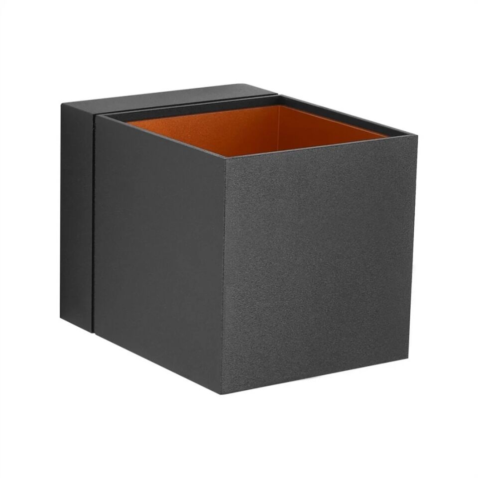 LW468 6W 3000K LED SİYAH-ALTIN APLİK JUPİTER