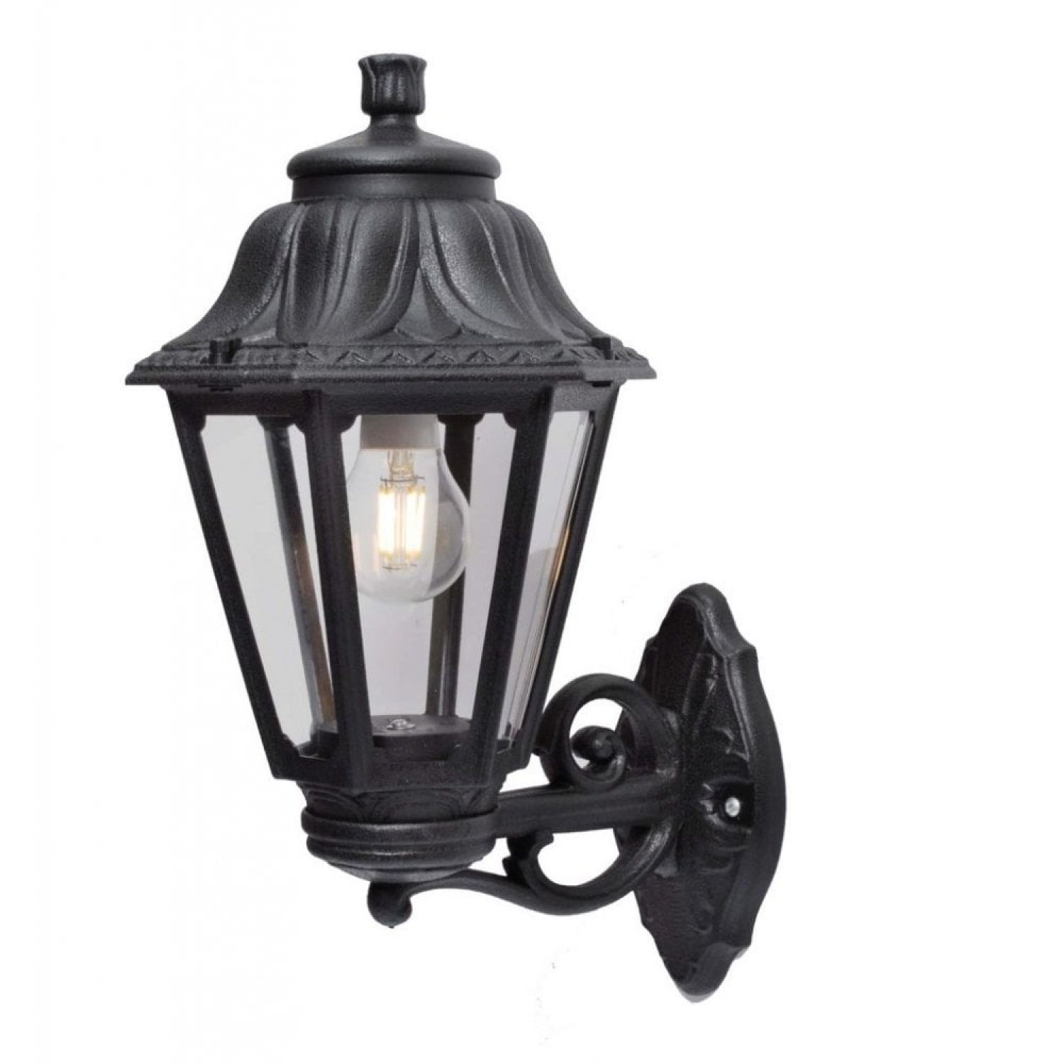 BISSO/ANNA BLACK CLEAR E27 A60 LED 8,5W CCT SET
