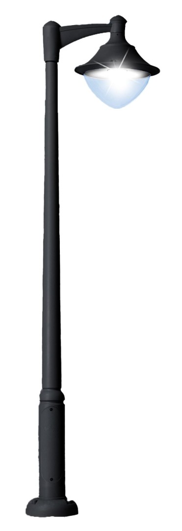 EKTOR 2500 MIDIPILAR/VIVI 400 1L BLACK CLEAR E27 P
