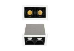 LS484 BEYAZ/SİYAH 6W 3000K LED 2 Lİ SPOT JUPİTER