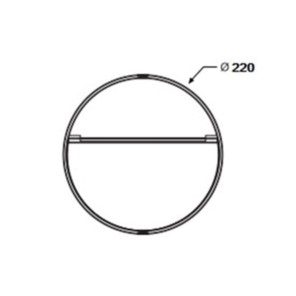 LW454 LED BAHÇE APLİK JUPİTER
