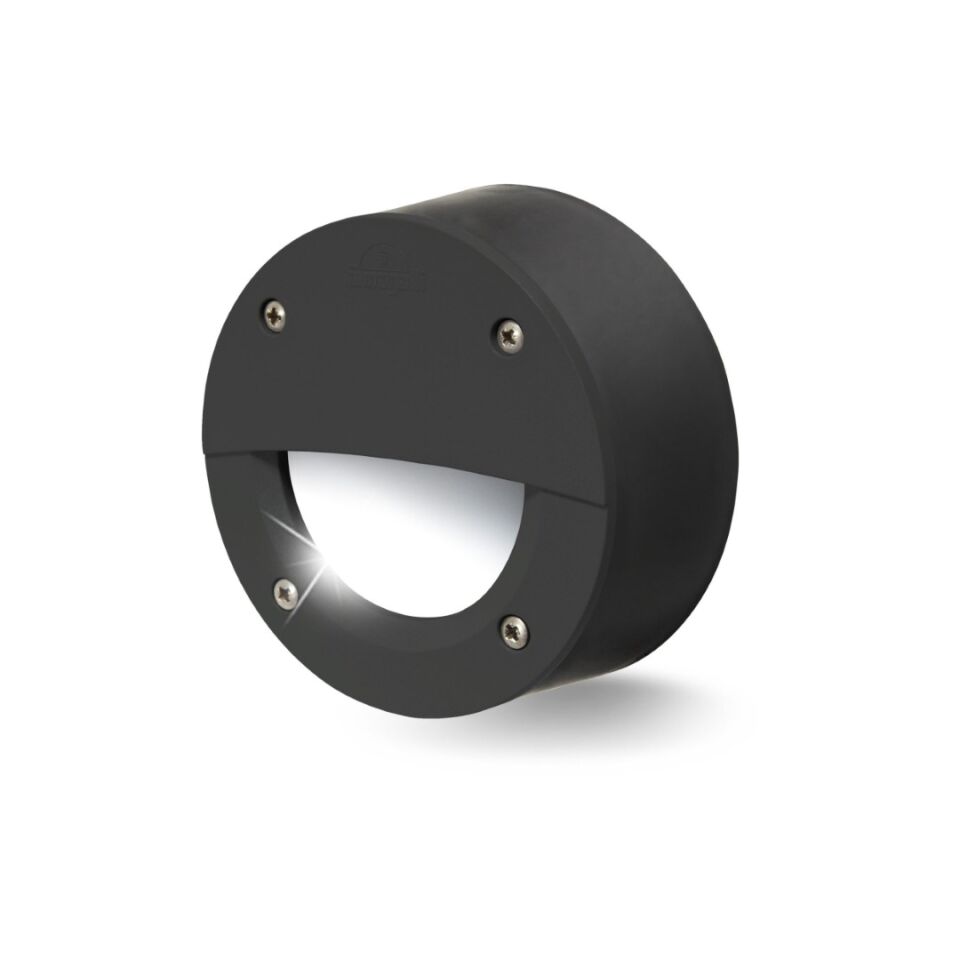 EXTRALETI 100 ROUND EL BLACK OPAL GX53 LED 3W CCT
