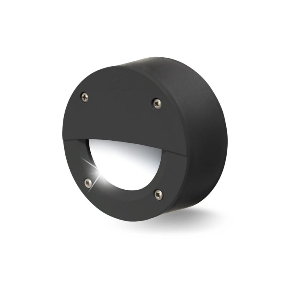 EXTRALETI 100 ROUND EL BLACK OPAL GX53 LED 3W CCT