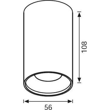 JC050 SİYAH ALTIN TAVAN ARM GU 10 JUPİTER