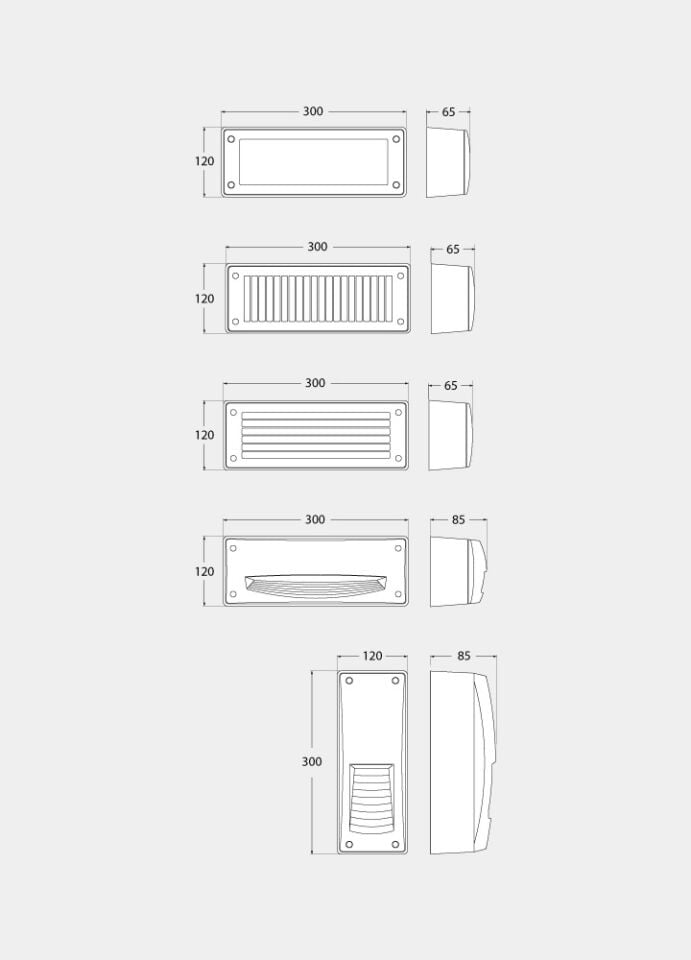 EXTRALETI 300 VP WHITE OPAL GX53 LED 6W CCT SET
