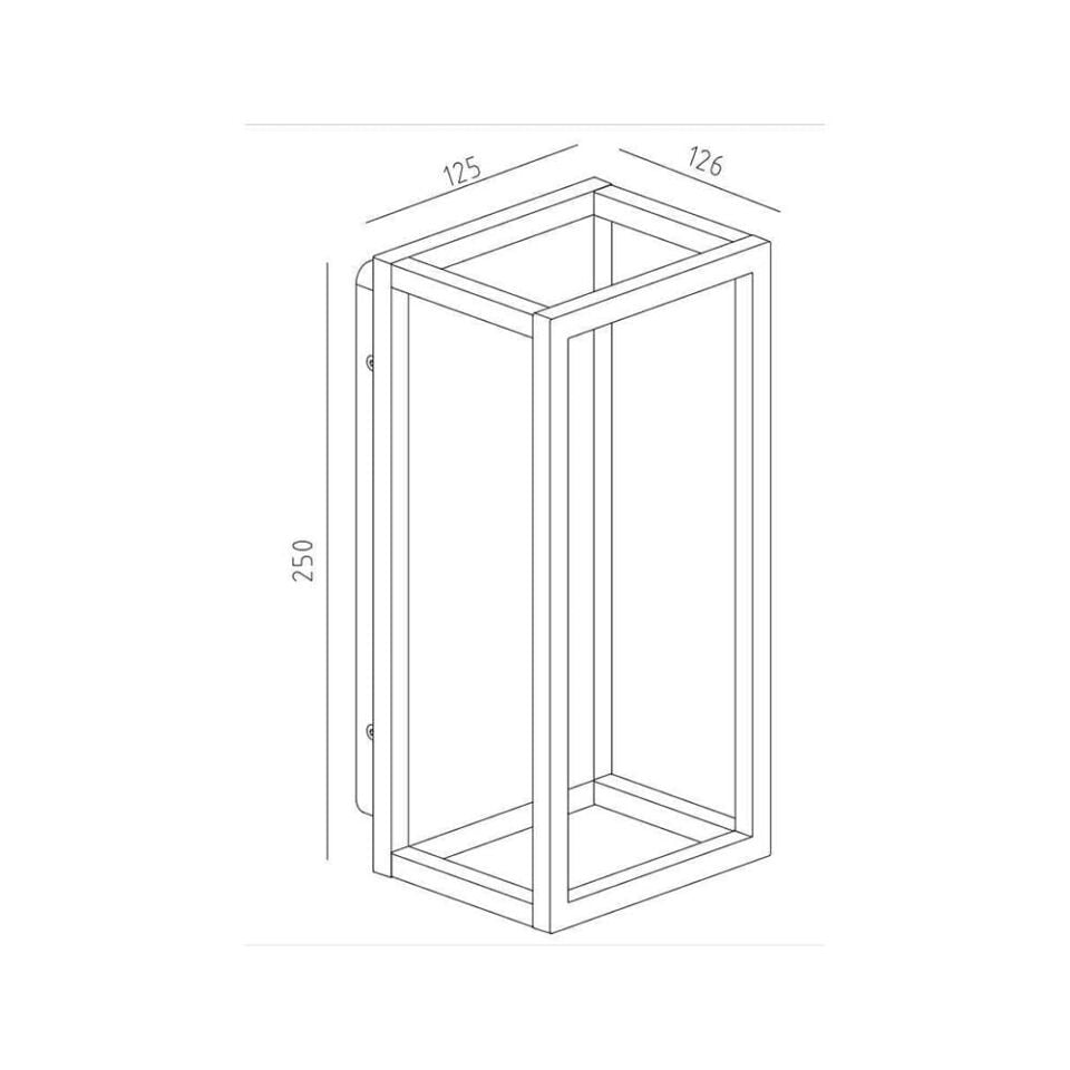 LW939 9W 3000K ANTRASİT-AHŞAP LED APLİK JUPİTER