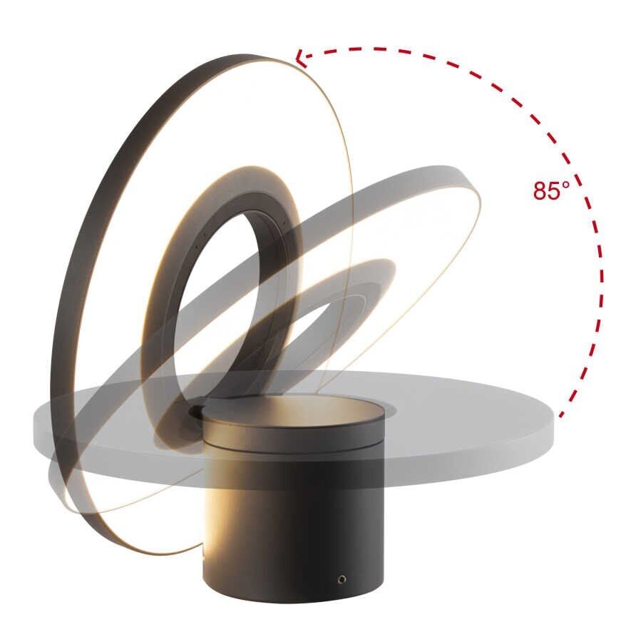 LW469 12,5W 3000K LED ANTRASİT APLİK JUPİTER