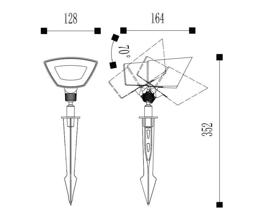 LG901 5W RGB IP54 (WİFİ) KAZIKLI BAHÇE SPOT JUPİTE