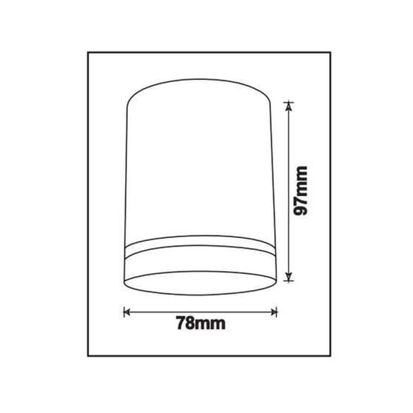 JC090 1XGU10 BEYAZ TAVAN ARMATÜR JUPİTER