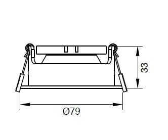 JH713 GU-10 KAİDE SABİT BEYAZ-GÜMÜŞ JUPİTER