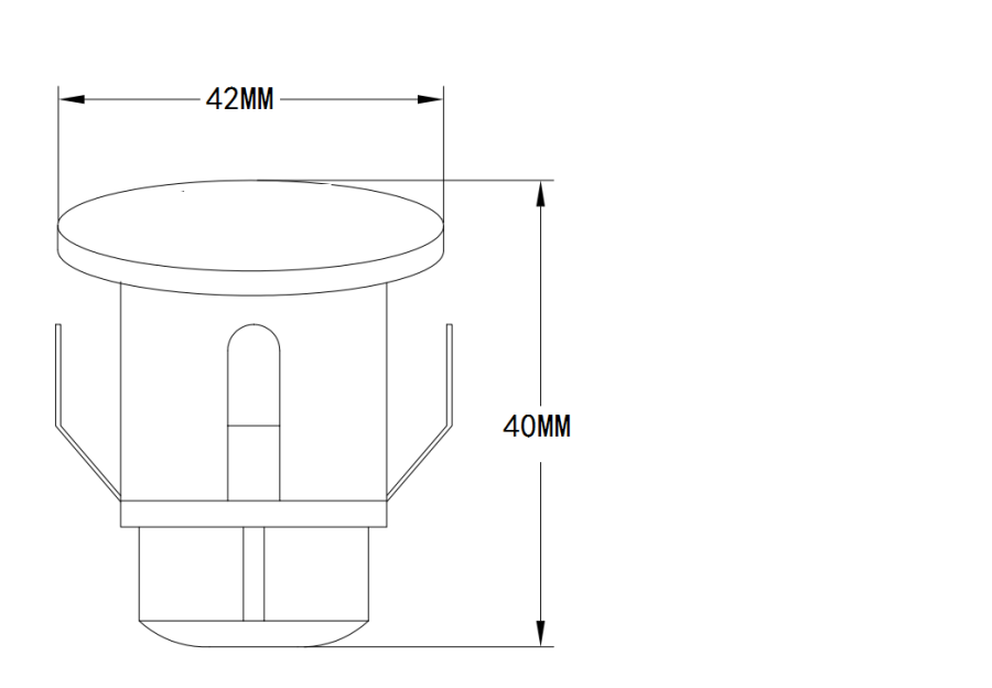 1W 3000K LED MERDİVEN ARM  IP67 JUPİTER
