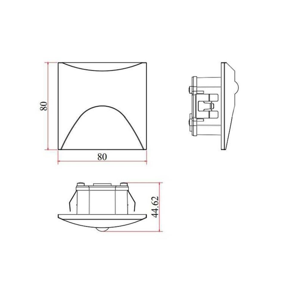 3W 3000K BEYAZ LED DUVAR ARM IP65 JUPİTER