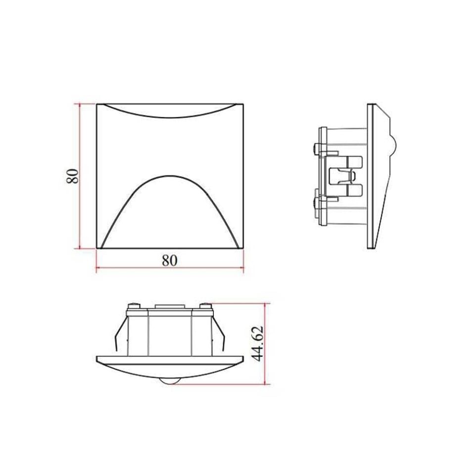 3W 3000K BEYAZ LED DUVAR ARM IP65 JUPİTER