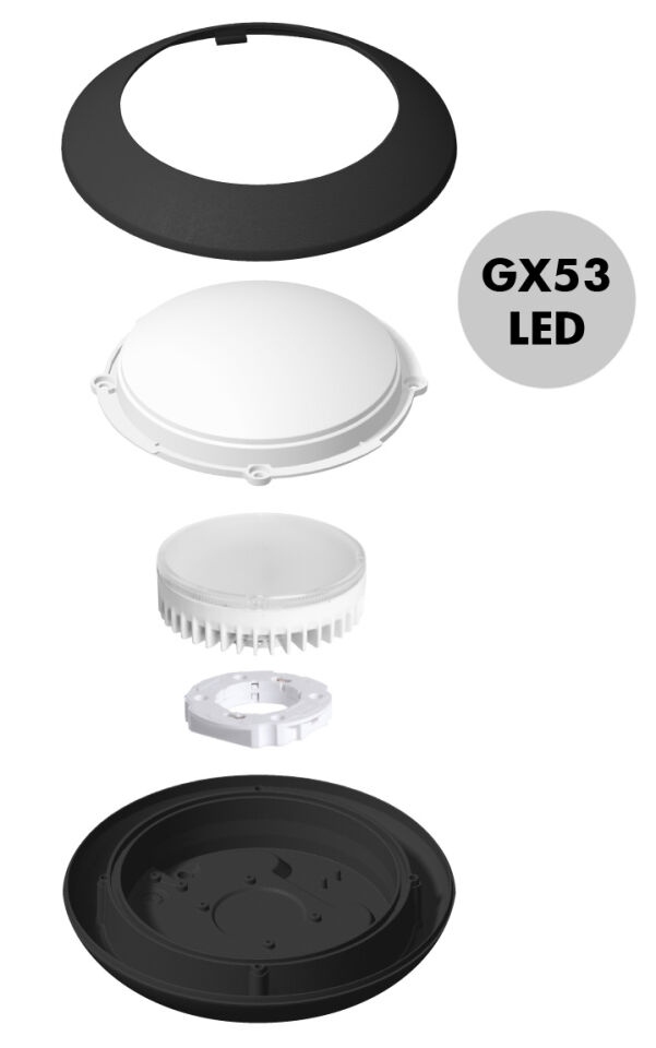 BERTINA BLACK OPAL GX53 LED 3W CCT SET