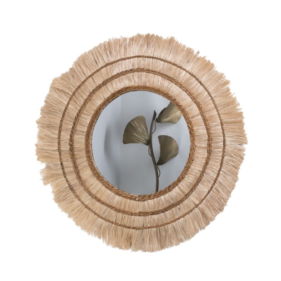 SUMATRA ABAKA-BANANA AYNA 105X105X4CM OIA LIGHT
