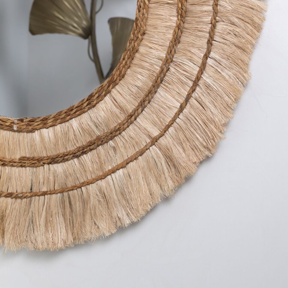 SUMATRA ABAKA-BANANA AYNA 105X105X4CM OIA LIGHT