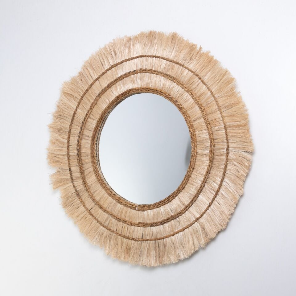 SUMATRA ABAKA-BANANA AYNA 105X105X4CM OIA LIGHT