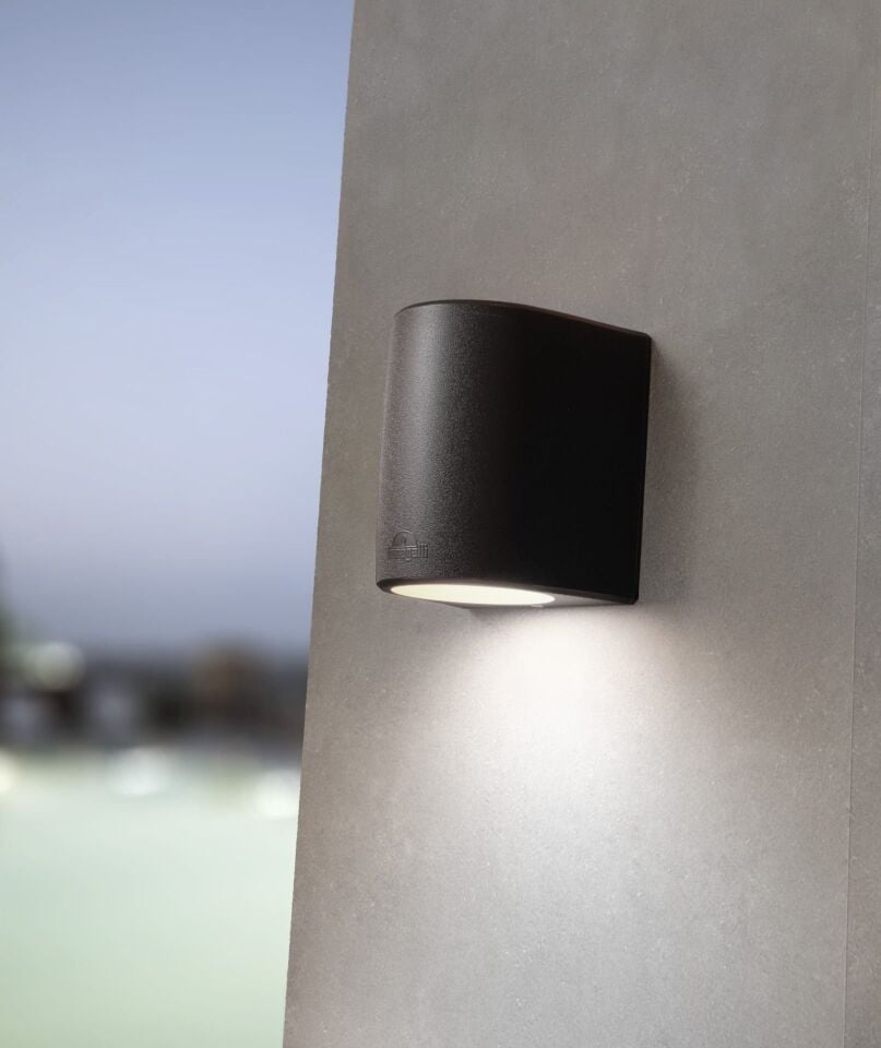 MARTA 160 1L BLACK FROSTED E27