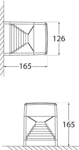 ESTER WALL BLACK CLEAR GX53 LED 10W CCT SET
