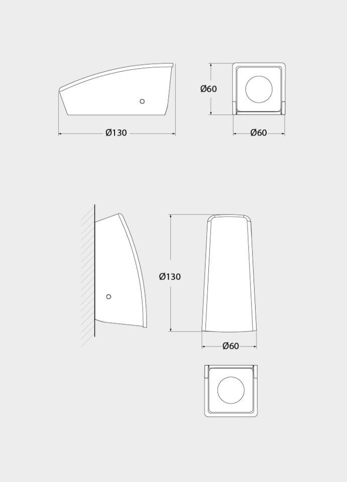 MAMETE SQUARE BLACK FROSTED G9 LED 1,7W 3K