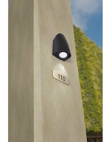 MAMETE SQUARE BLACK FROSTED G9 LED 1,7W 3K