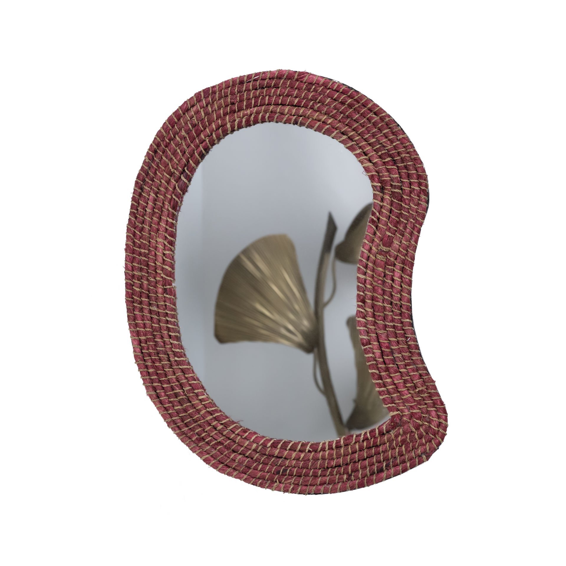 FORS KIRMIZI ABAKA AYNA 50X40X2,5CM OIA LIGHT