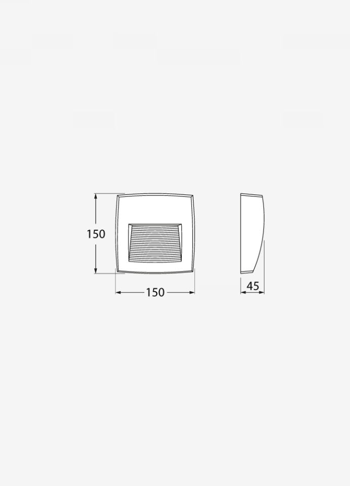 LORENZA 150 WHITE CLEAR R7S LED 3,5W CCT SET