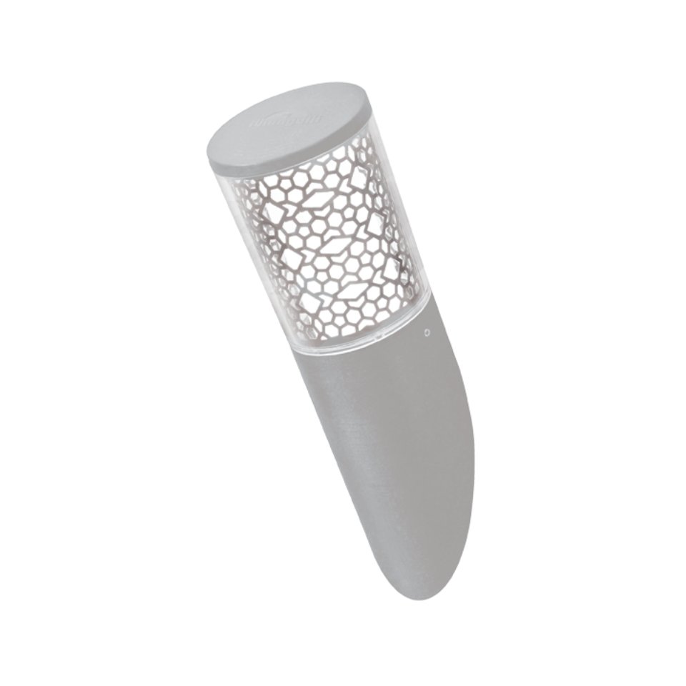 CARLO FS DECO GREY CLEAR GU10 LED 4,8W CCT SET