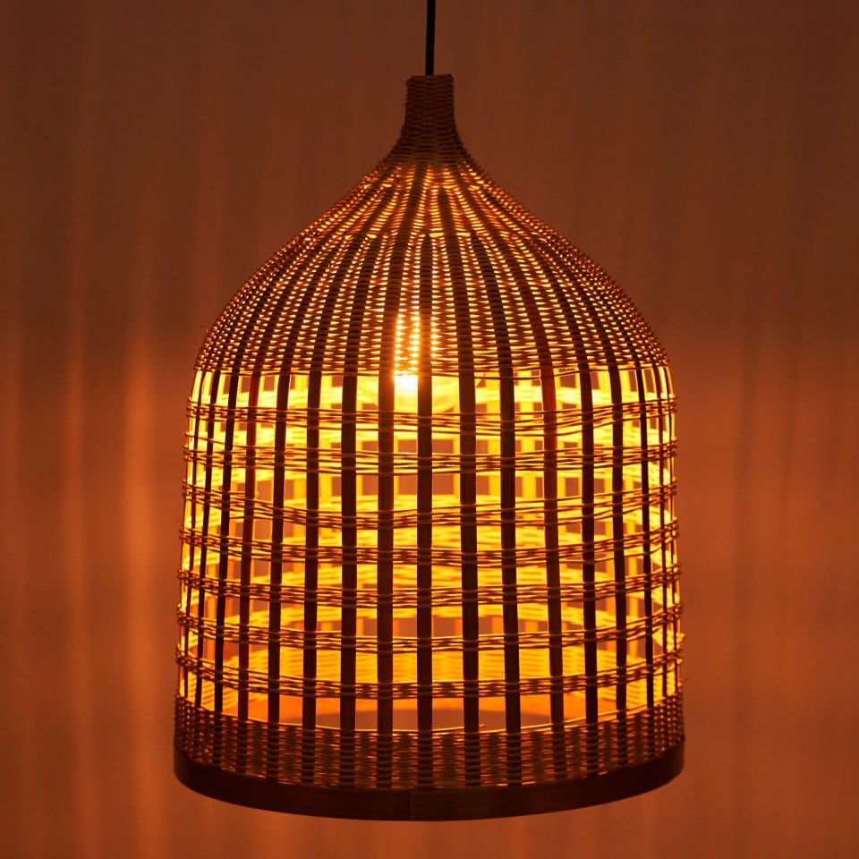 BİNDER BAMBU SARKIT 33X33X45CM OIA LIGHT
