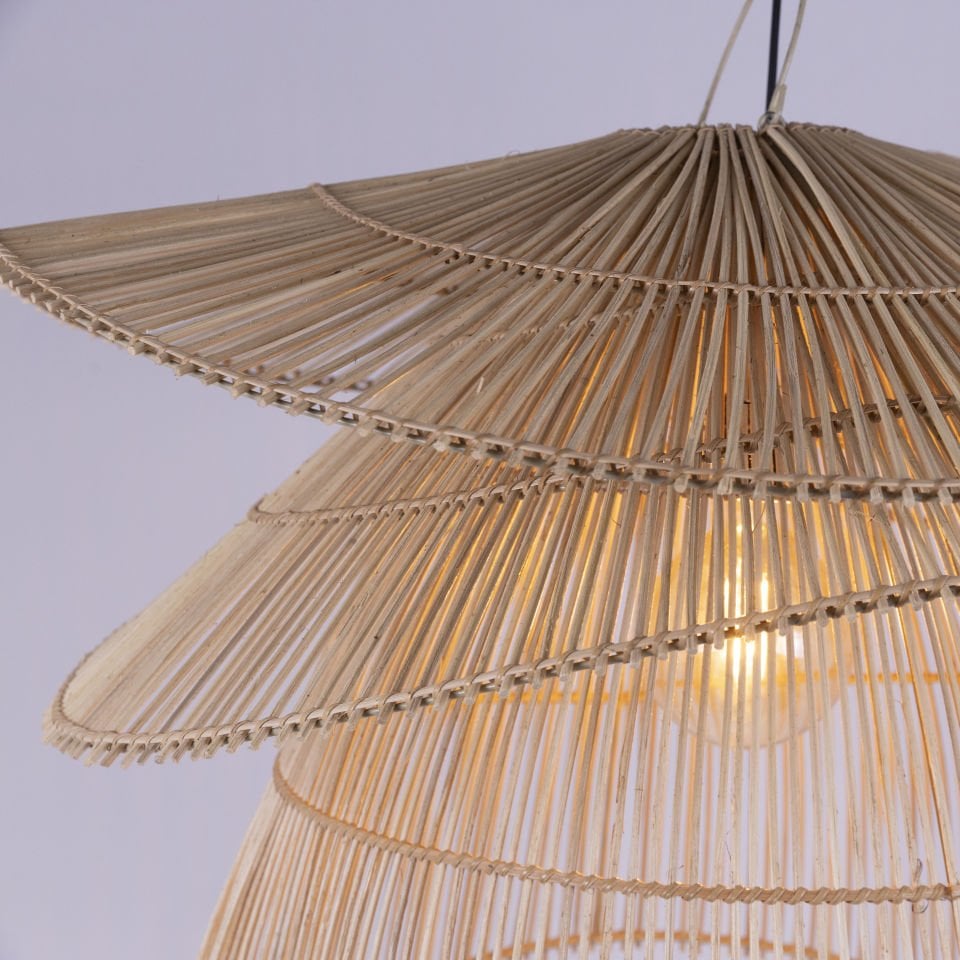 PERSEFONİ RATTAN SARKIT 85X85X63CM OIA LIGHT