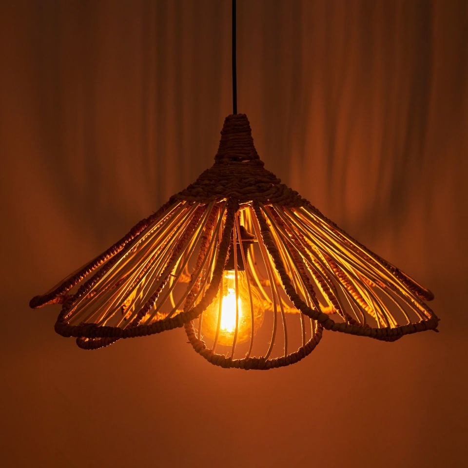 ELEFSİS BANANA-RATTAN SARKIT 60X57X27CM OIA LIGHT