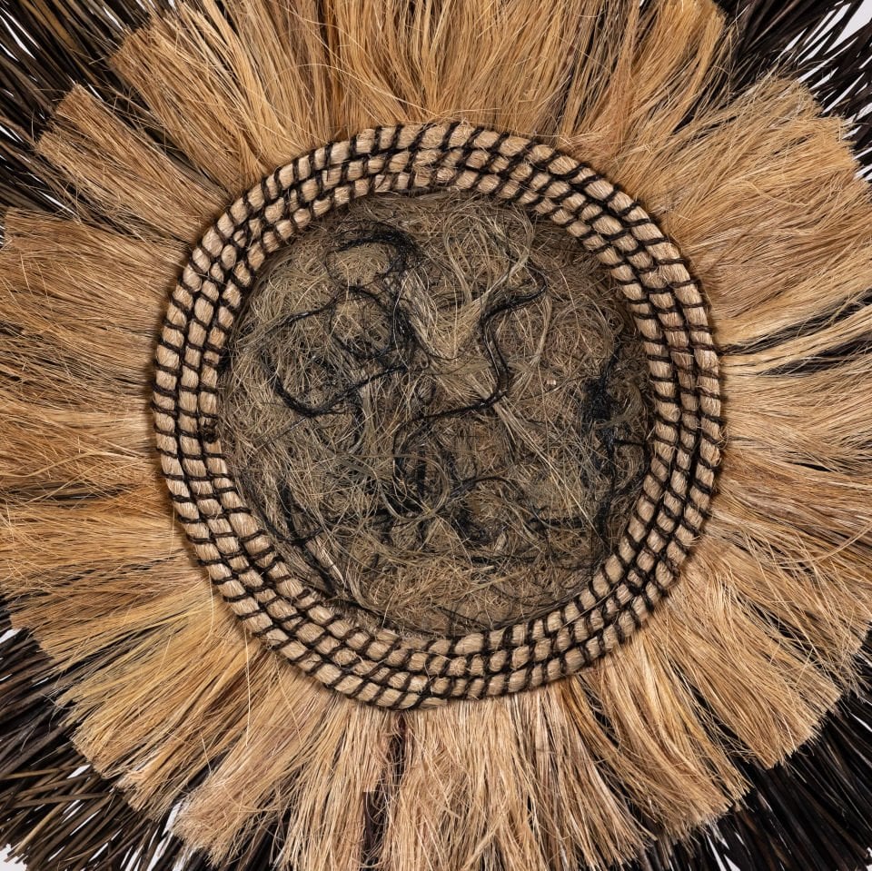 VELA ABAKA-GRASS DEKOR 65X65X7CM OIA LIGHT