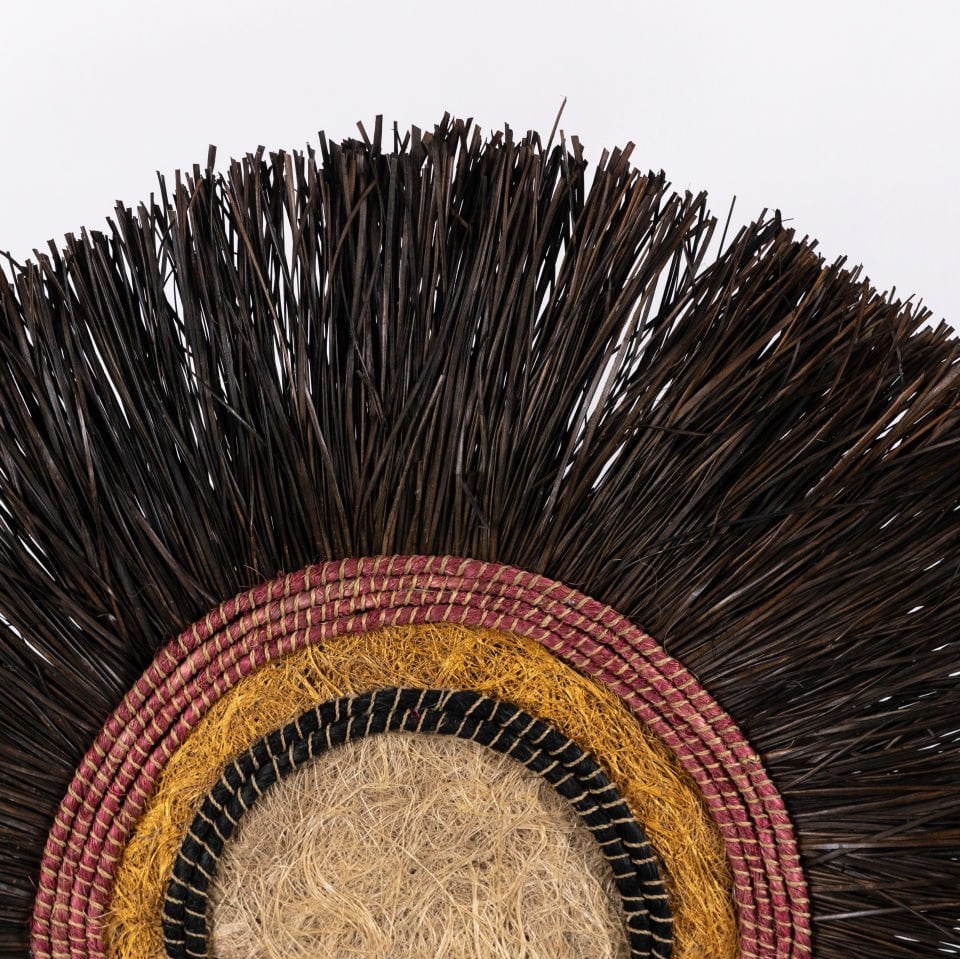 MEROPE ABAKA-GRASS DEKOR 85X85X8CM OIA LIGHT