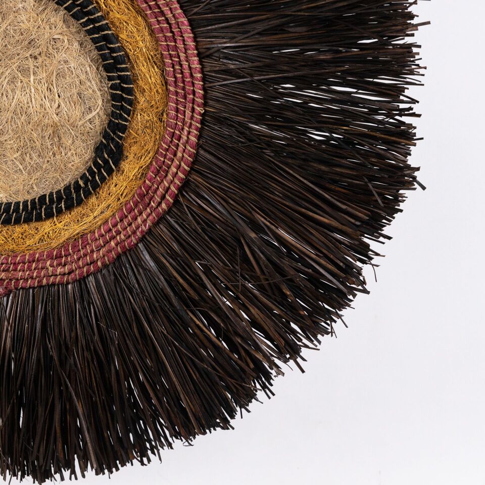 MEROPE ABAKA-GRASS DEKOR 85X85X8CM OIA LIGHT