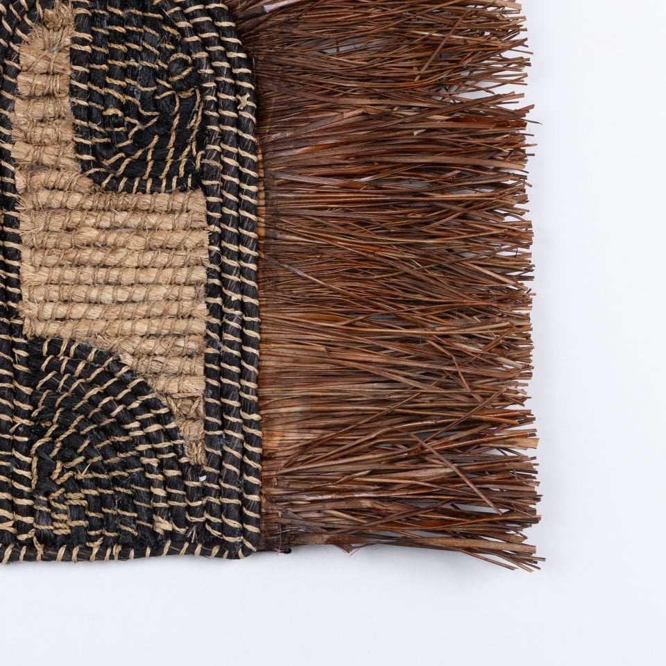DOLİON KAHVE ABAKA-GRASS DEKOR 50X55X4CM OIA LIGHT