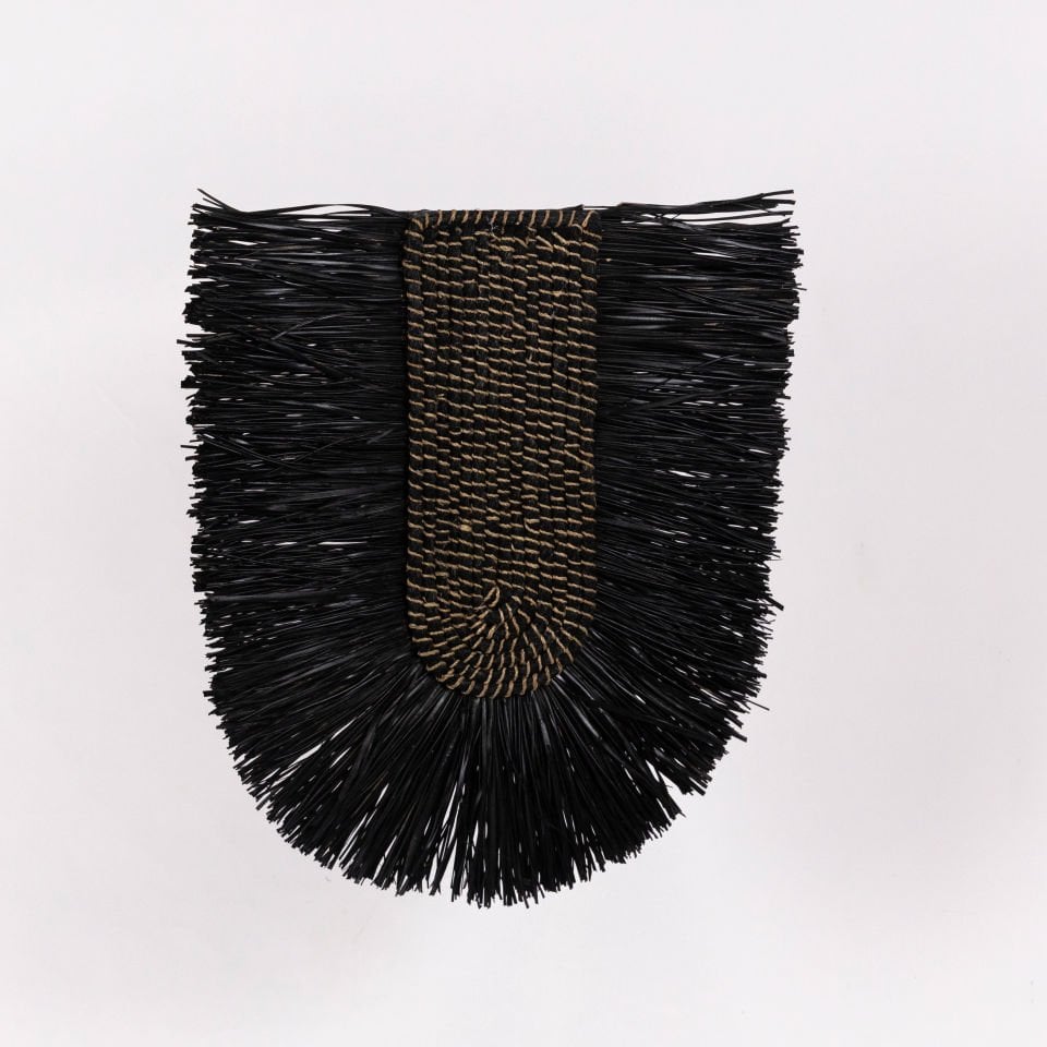 MELATİ SİYAH ABAKA-GRASS DEKOR 50X55X8CM OIA LIGHT