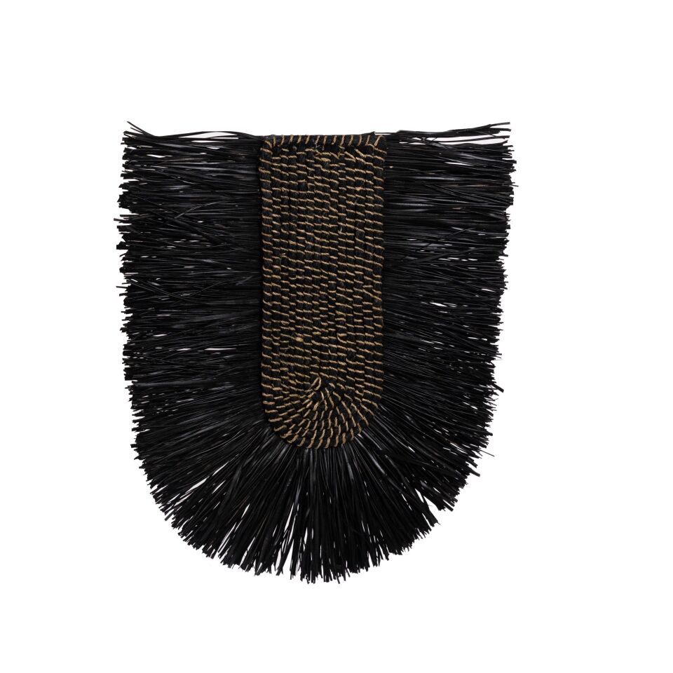 MELATİ SİYAH ABAKA-GRASS DEKOR 50X55X8CM OIA LIGHT