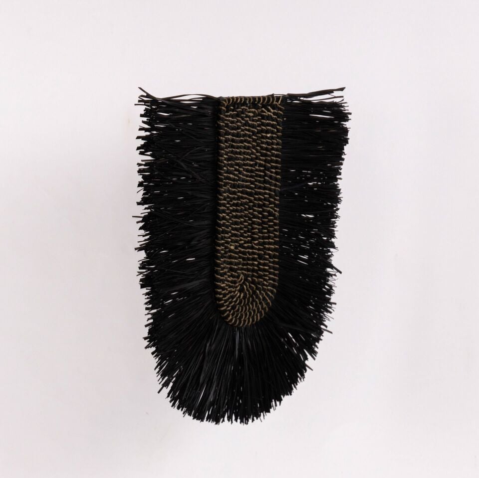 MELATİ SİYAH ABAKA-GRASS DEKOR 50X55X8CM OIA LIGHT