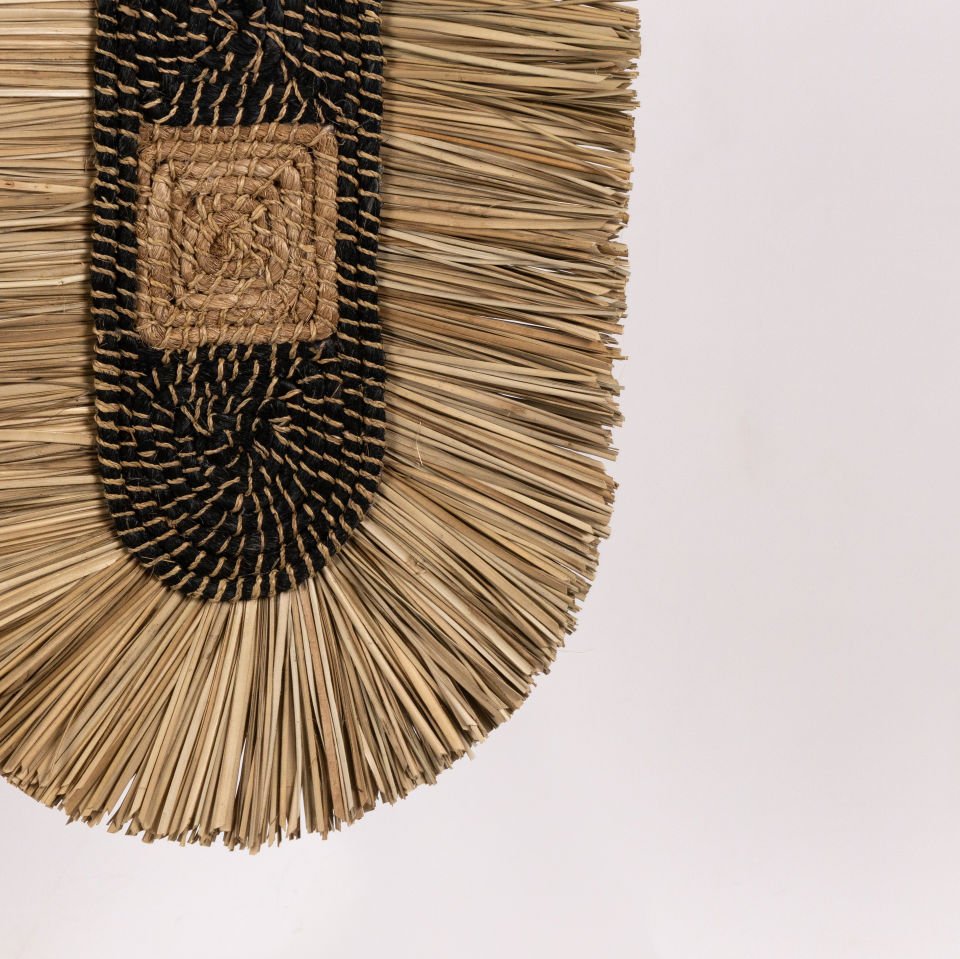 MAWAR ABAKA-GRASS DEKOR 40X50X8CM OIA LIGHT