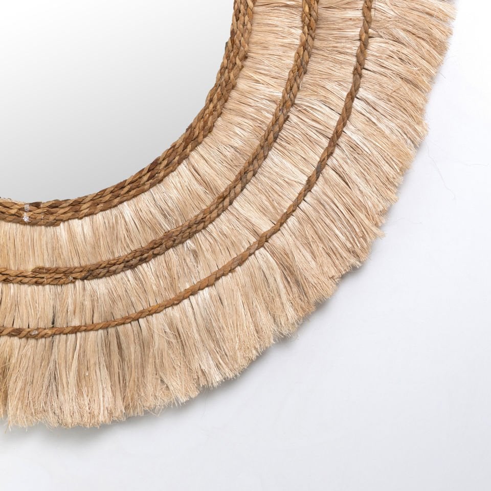 SUMATRA ABAKA-BANANA AYNA 105X105X4CM OIA LIGHT