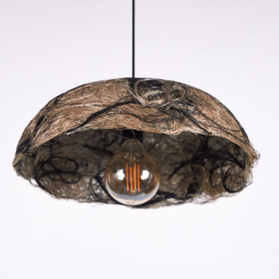 POSEİDON NATURAL SİYAH ABAKA SARKIT 50X50X20CM OIA